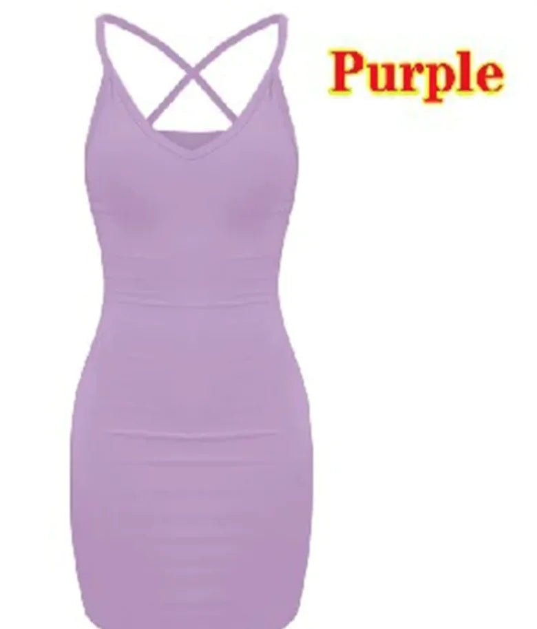 Sleeveless Halter Bodycon Dress