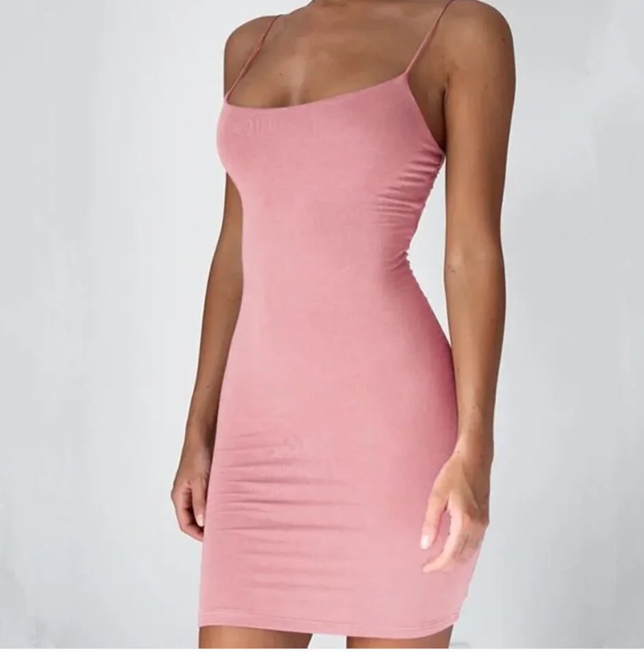 Sleeveless Halter Bodycon Dress